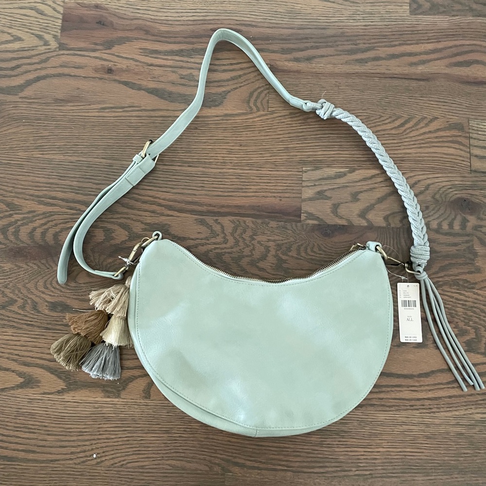 NWT Anthropologie Vegan Aqua Purse